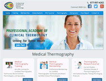 Tablet Screenshot of medicalthermology.org